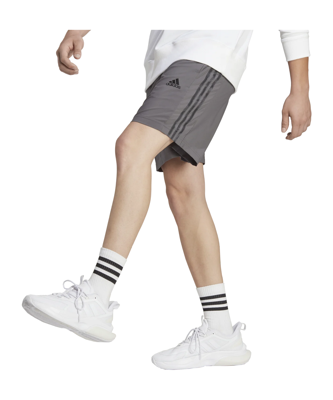 adidas AEROREADY Essentials Chelsea 3-Stripes Shorts Grey