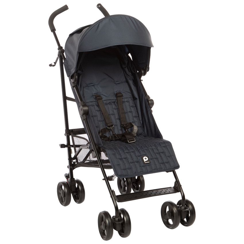Poussette canne inclinable AVA - Bleu - Ecru