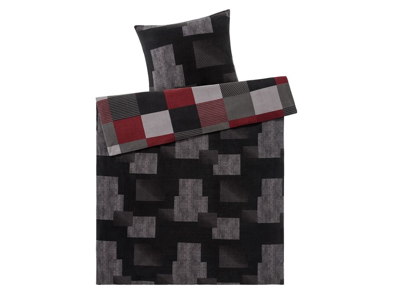 Draaibaar microvezel-fleece beddengoed 140 x 200 cm
