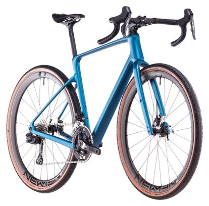 Vélo de Gravel Cube Nuroad C:62 Race Shimano GRX Di2 12V 700 mm Bleu Mineral Teal 2025