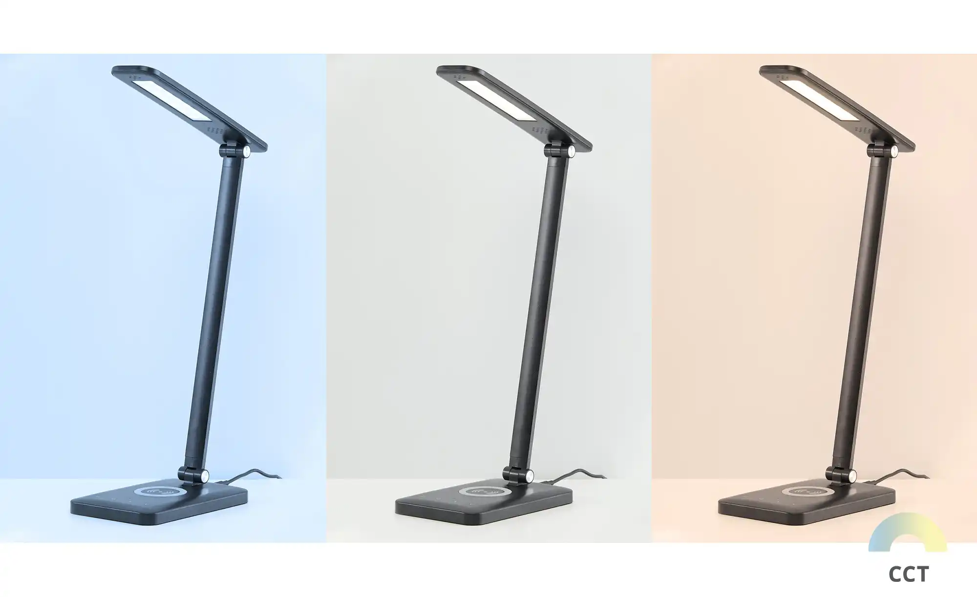 Paul Neuhaus LED-Schreibtischleuchte, Schwarz mit Ladefunktion