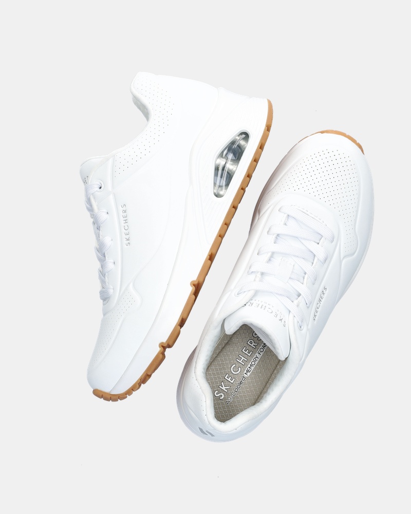 Skechers Street Uno Lage sneakers  - wit