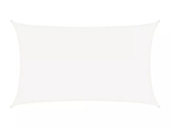 Voile d'ombrage 160 g/m² Blanc 5x8 m PEHD