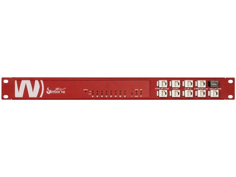 Rackmount IT Rackmount Kit RM-WG-T7 für WatchGuard T80/T85 Räumen Ihr 19-Zoll-Rack auf und erhöhen die Zuverlässigkeit Ihres Geräts
