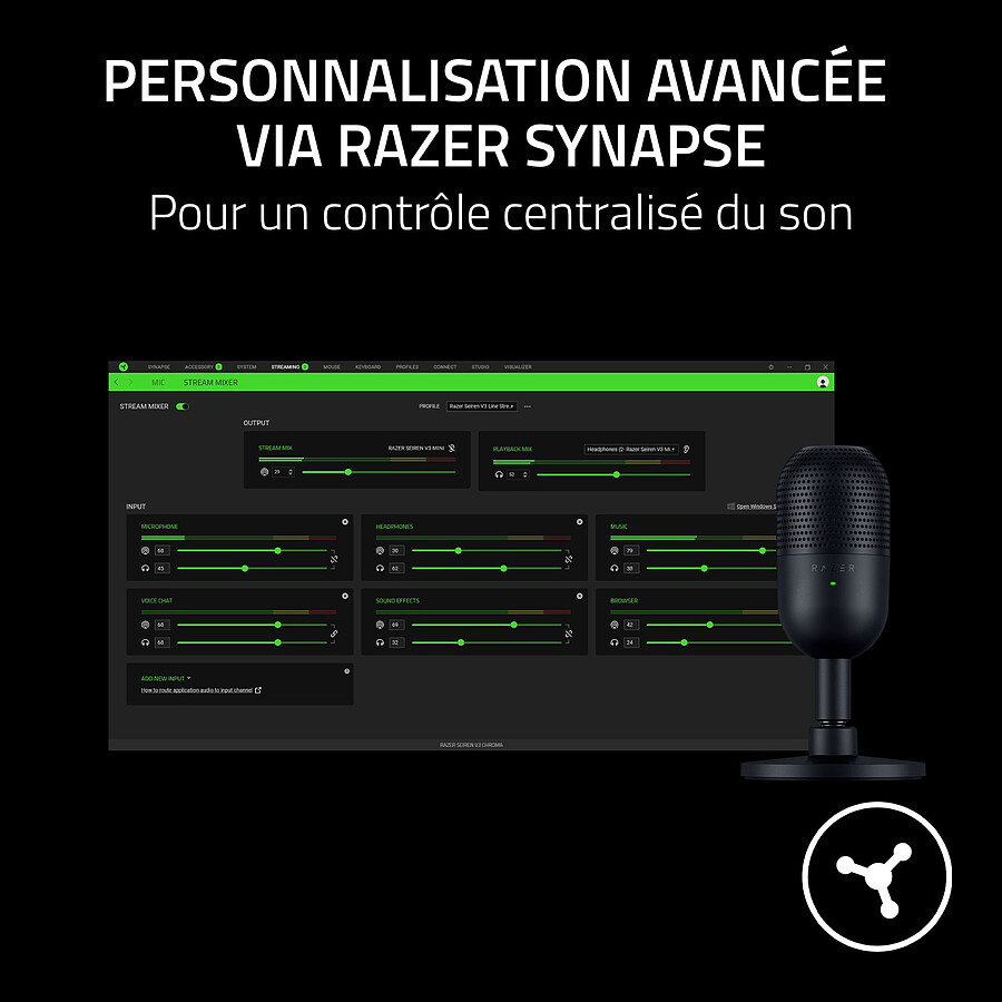 Razer Seiren V3 Mini - Noir