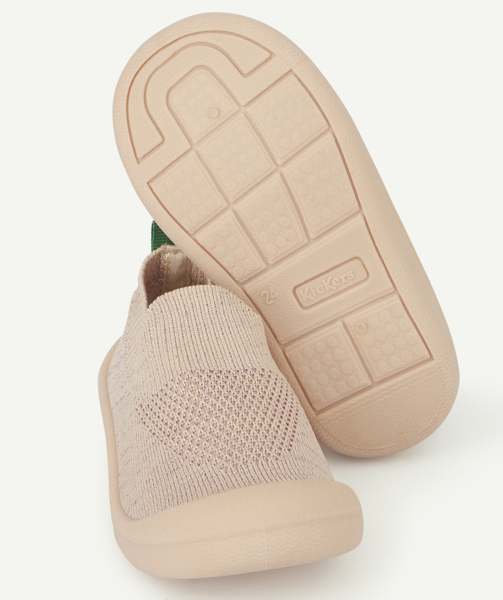 KICKERSCHAUSSONS BÉBÉ FILLE KICK EASY ROSE BRILLANT