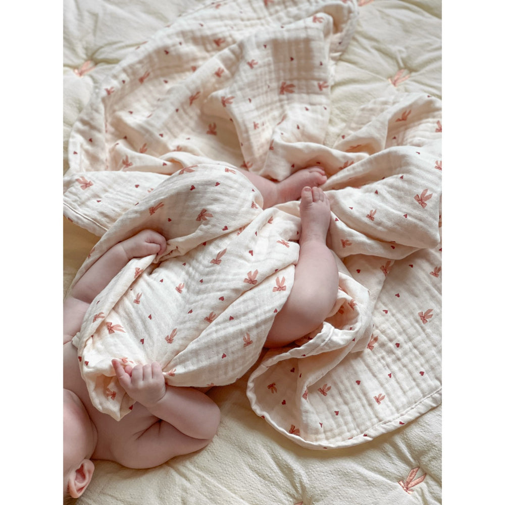 Køb Cam Cam Copenhagen Bows Muslin Baby Tæppe
