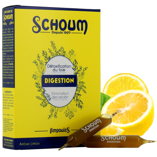 Schoum Digestion 20 Ampoules - Détox et Digestion