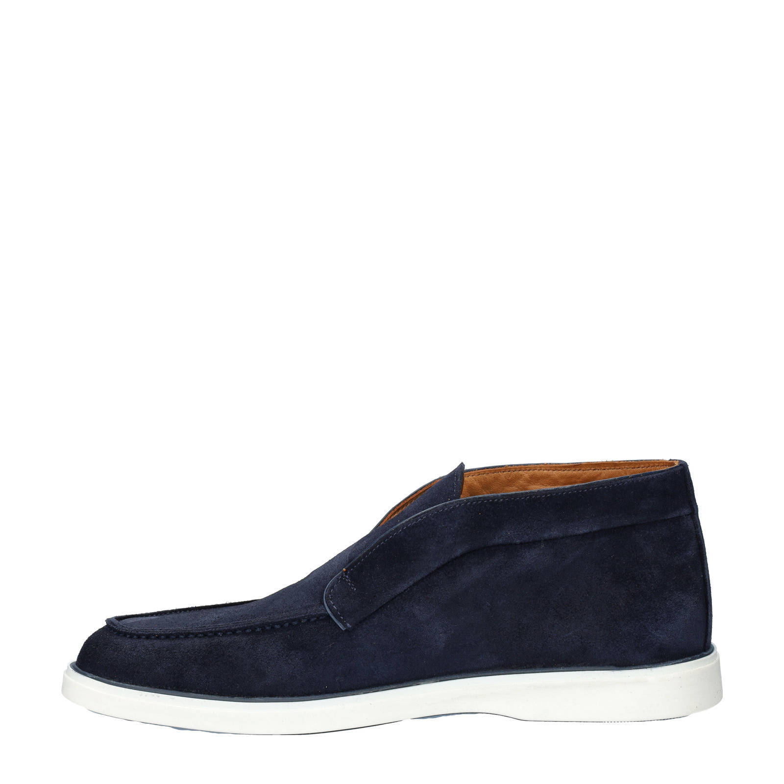 Nelson suède loafers donkerblauw