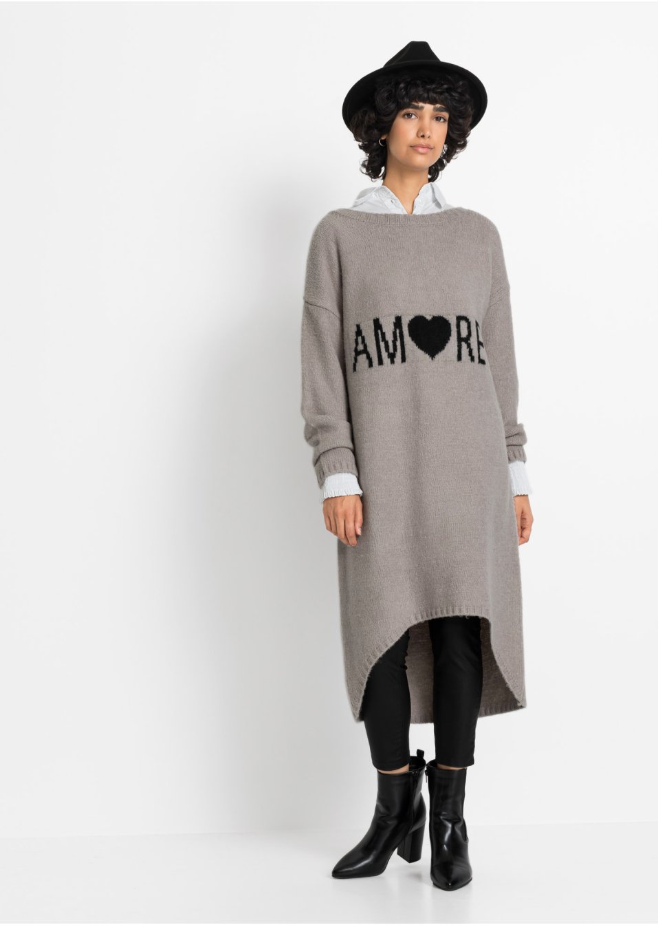 Pull long en maille