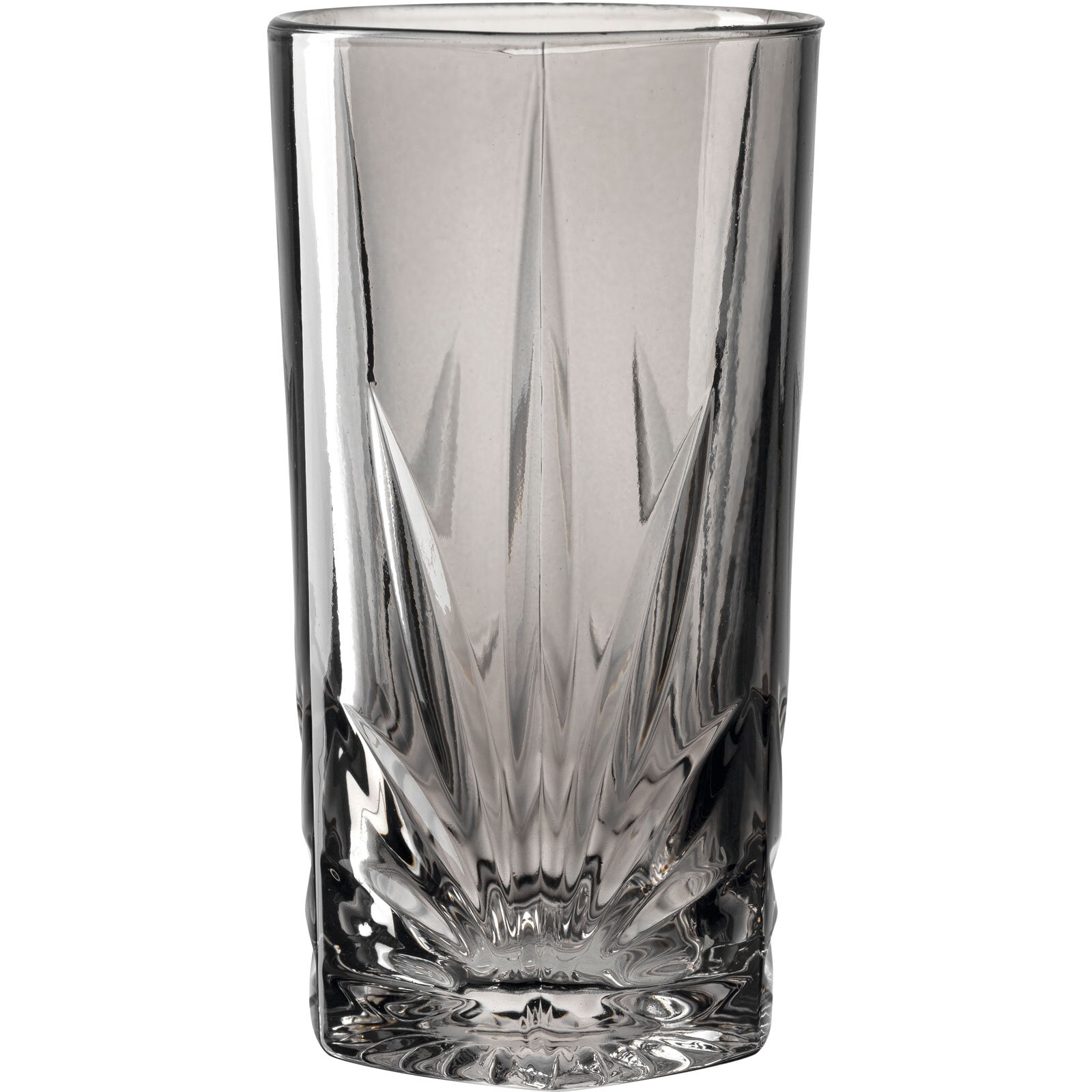LEONARDO Longdrinkglas CAPRI 4er Set grau