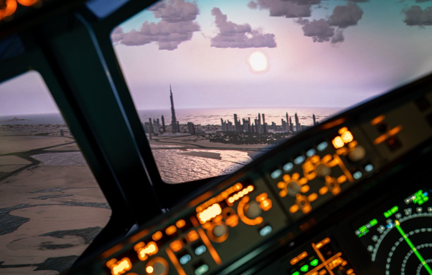 Flugsimulator A320 in Frankfurt als Geschenkidee