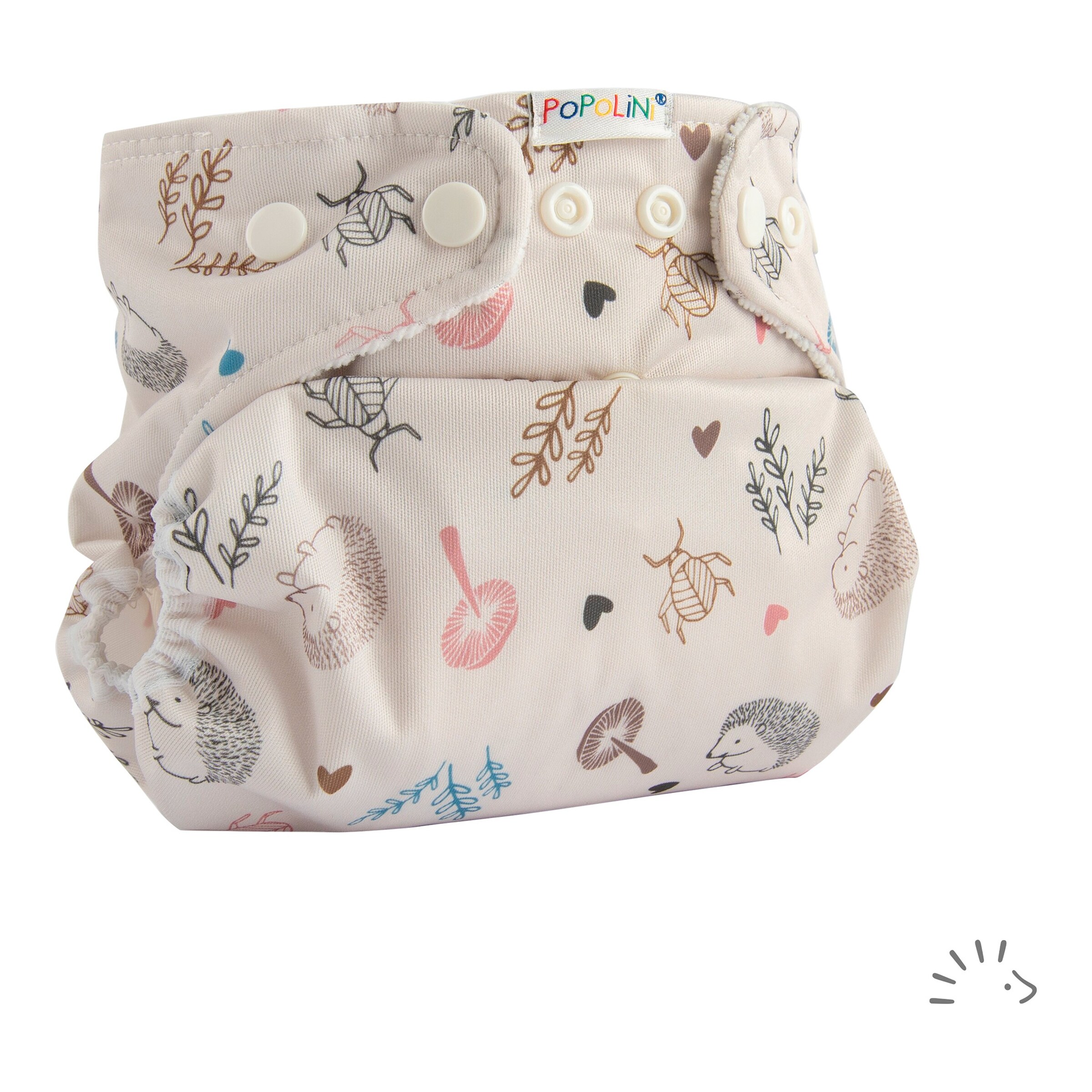 Popolini Überhose Snap2Fit mitwachsend Woodland