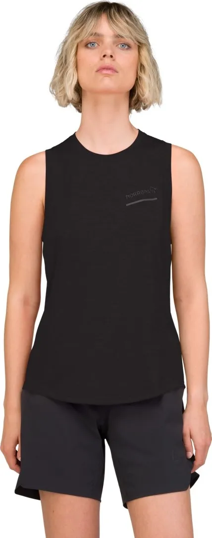 Norrøna Women's Senja Equaliser Tank Top Caviar
