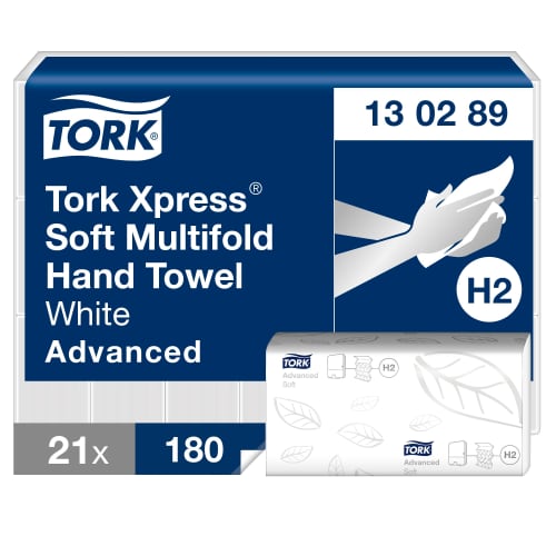 Essuie-Mains Z Tork H2 3780 formats 24 x 21,3cm Ecolabel