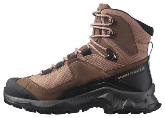 Chaussures de Randonnée Salomon Quest Element GTX Marron/Gris Femme