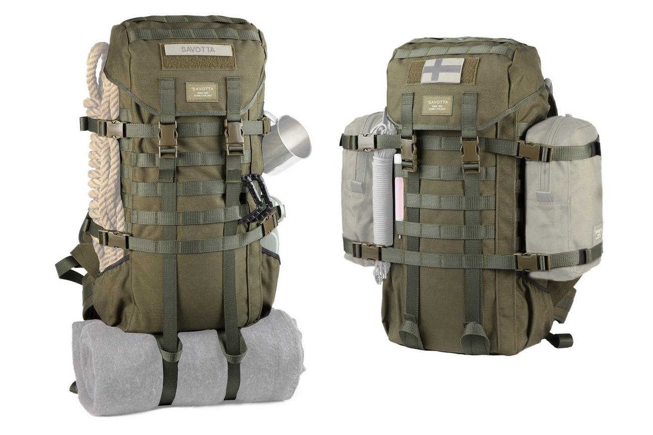 Savotta Jääkäri M backpack 102020236, Green Cordura 1000, rugzak, 30 Liter