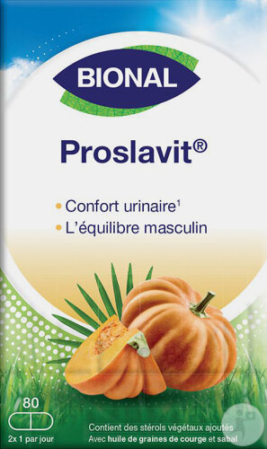 Bional Proslavit Équilibre Masculin Complément Alimentaire Confort Urinaire 80 Capsules