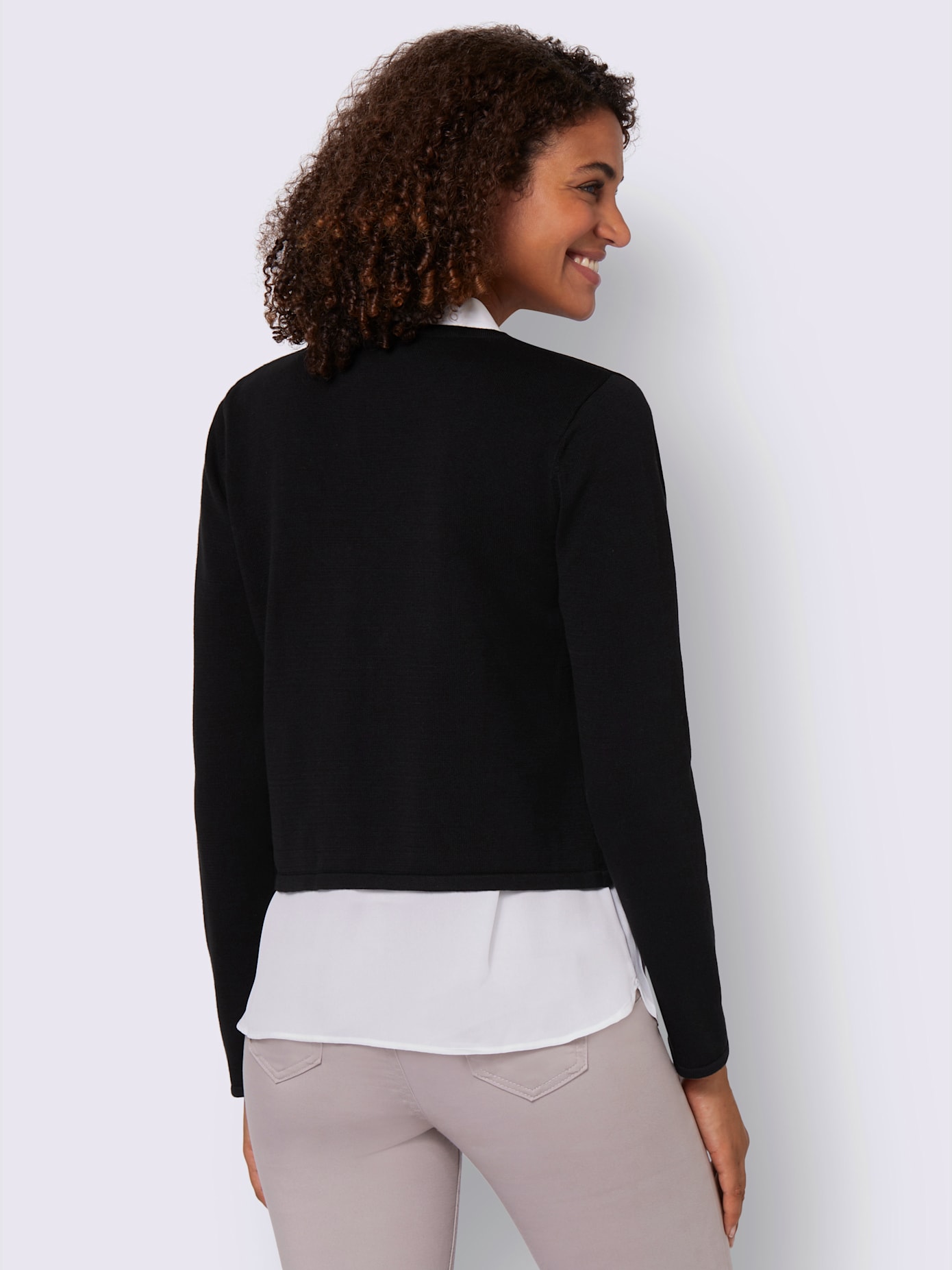 Boléro en tricot pur coton
