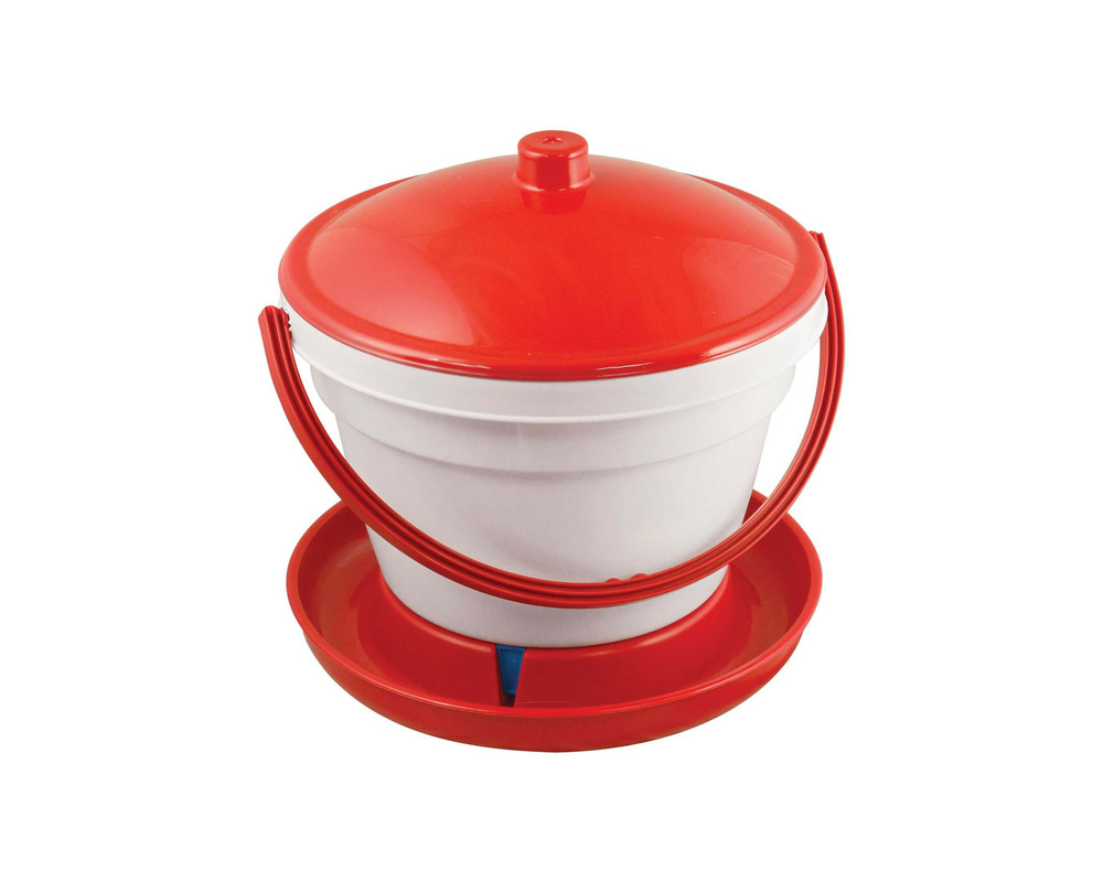 Abreuvoir 12 litres pour poules et volailles • abreuvoir seau en plastique