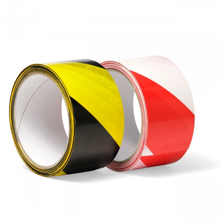Verpackungsband Warnband, selbstklebend, PVC