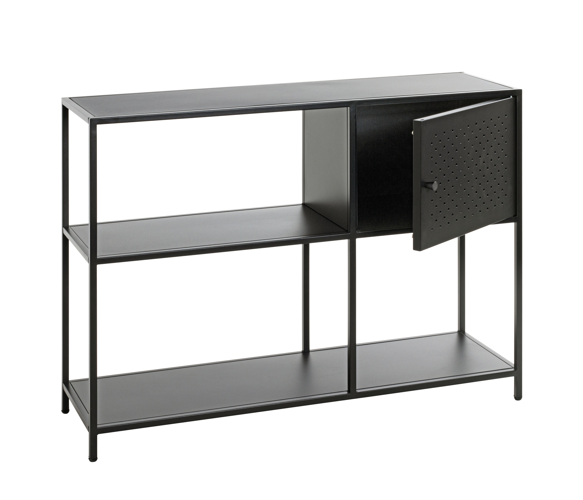 Regal 100 x 75 cm schwarz