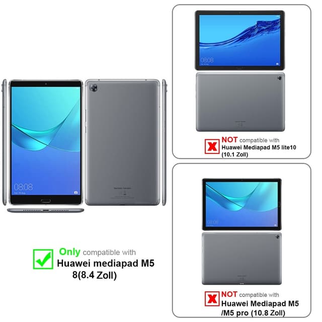 Huawei MediaPad M5 8 (8.4 tomme) 3x Skærmbeskytter