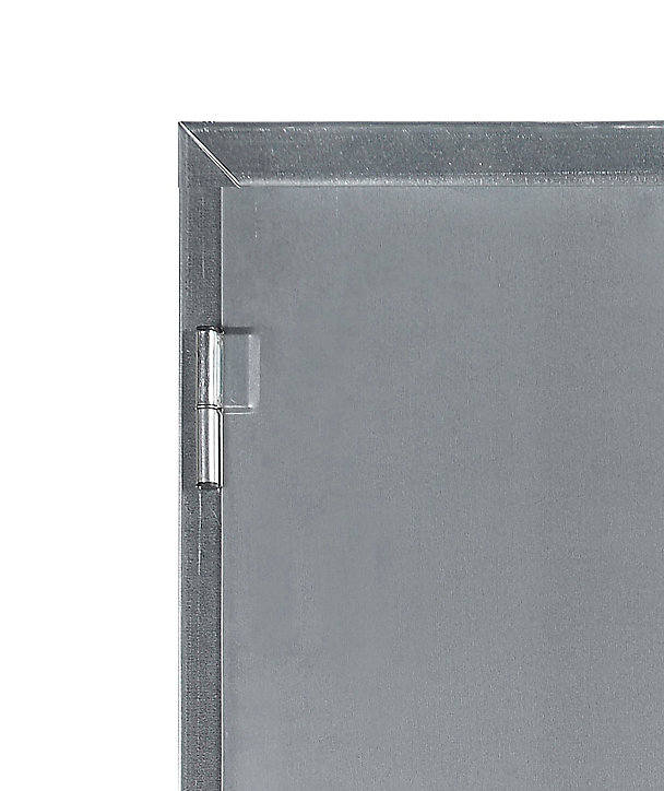 Porte de service non isolée métal 90 x h.200 cm réversible