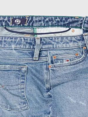Calça jeans Adaptive Mom Ultra High Rise Distressed