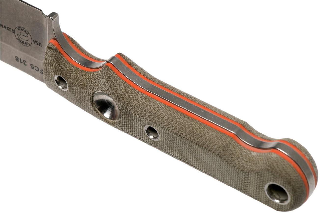 White River Knives FC5 Firecraft survivalmes, Kydex schede met firesteel