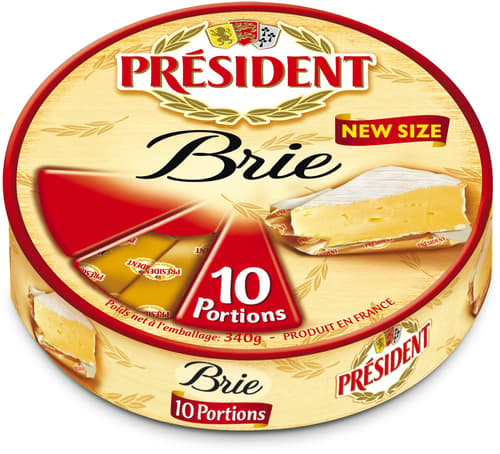 Président Brie 10 Portionen
