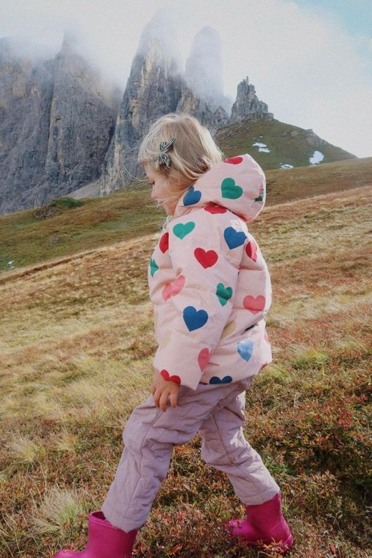 Konges Sløjd - Nuka Coeur - Kinderjas - Roze - Warme Pufferjas met THERMOLITE® EcoMade-vulling