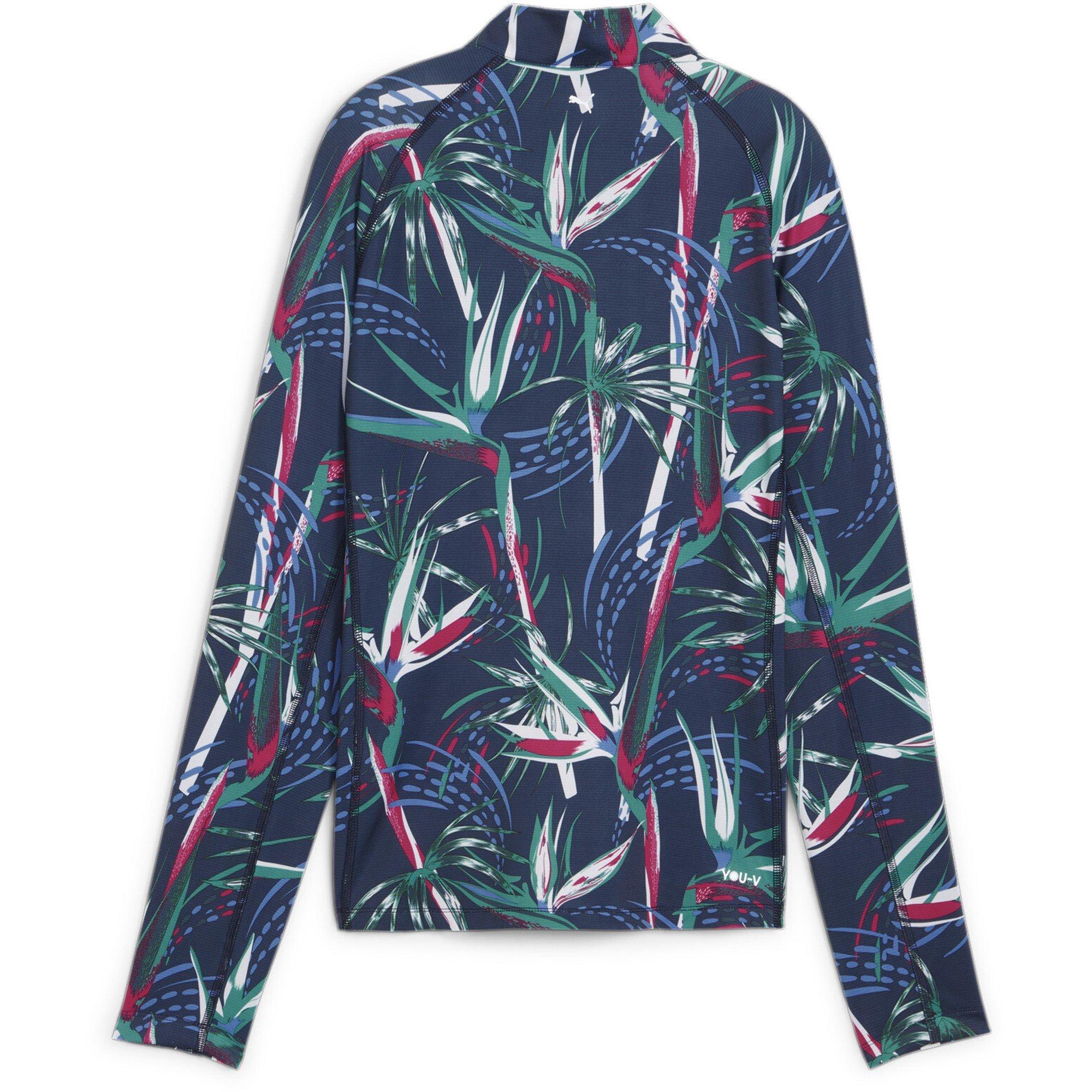 Puma Puma W You-V Paradise 1/4 Zip Baselayer Top Womens