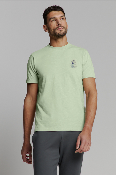 NO-EXCESS groene heren t-shirt