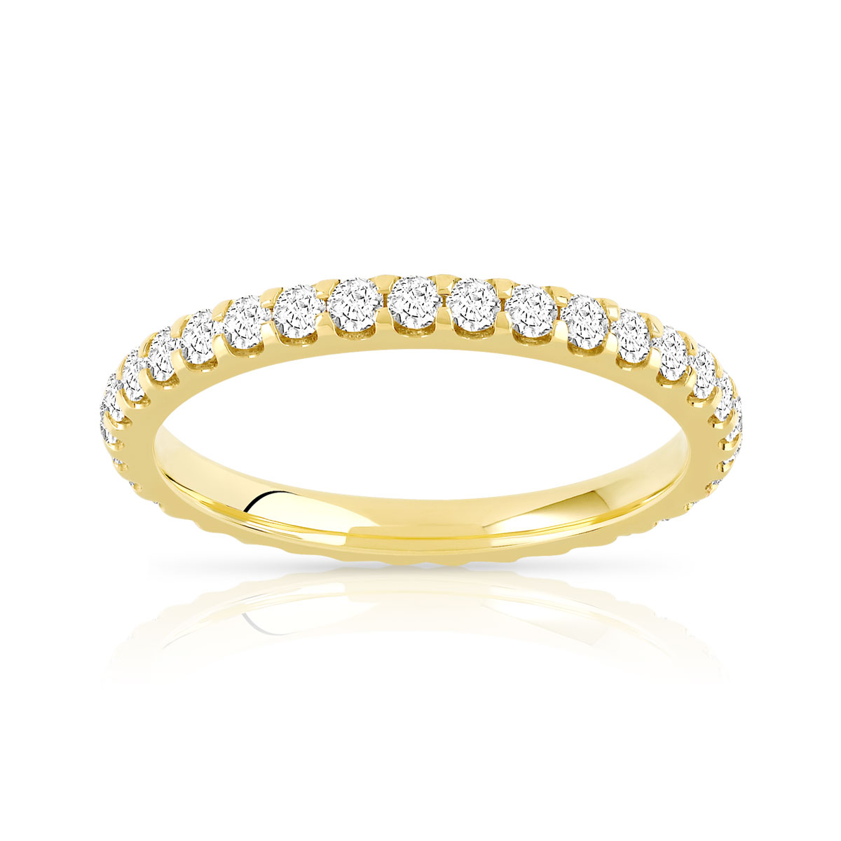 Alliance or 750 jaune diamant H/P1