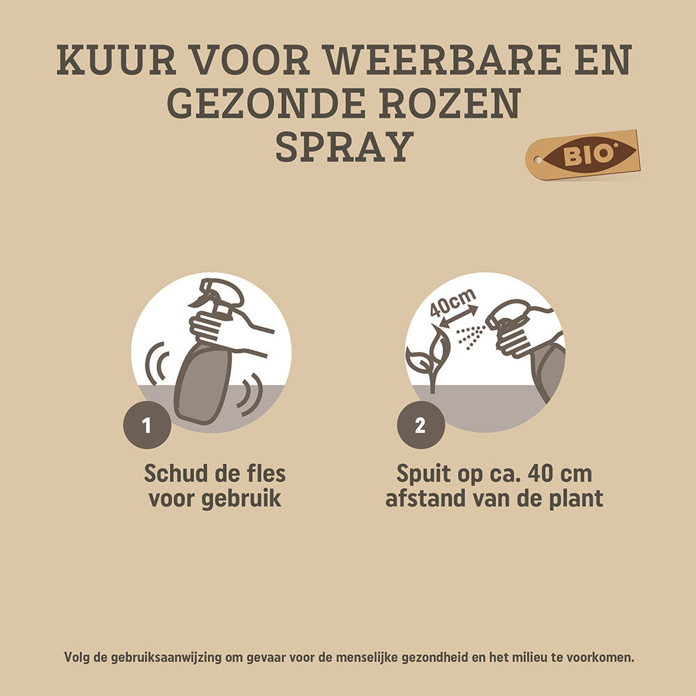 Pokon Biologische Kuur voor Weerbare en Gezonde Rozen Spray 750 ml