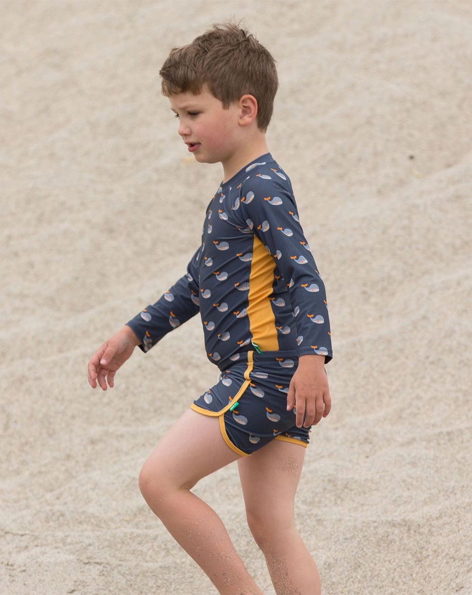 Badeshorts WHALE SONG in blau