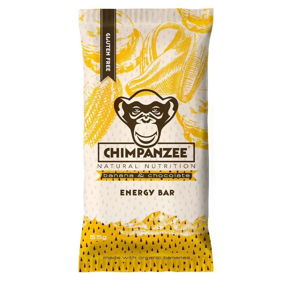 Chimpanzee -  Riegel Energy Bar Banane Schokolade 20 Stück
