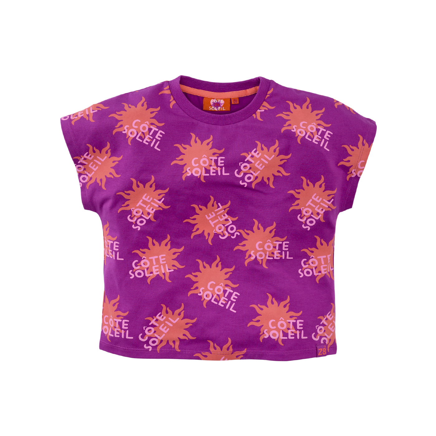 Z8 T-shirt Yinthe Short Sleeve - Kleur Foxy Violet - Meisjes Shirt