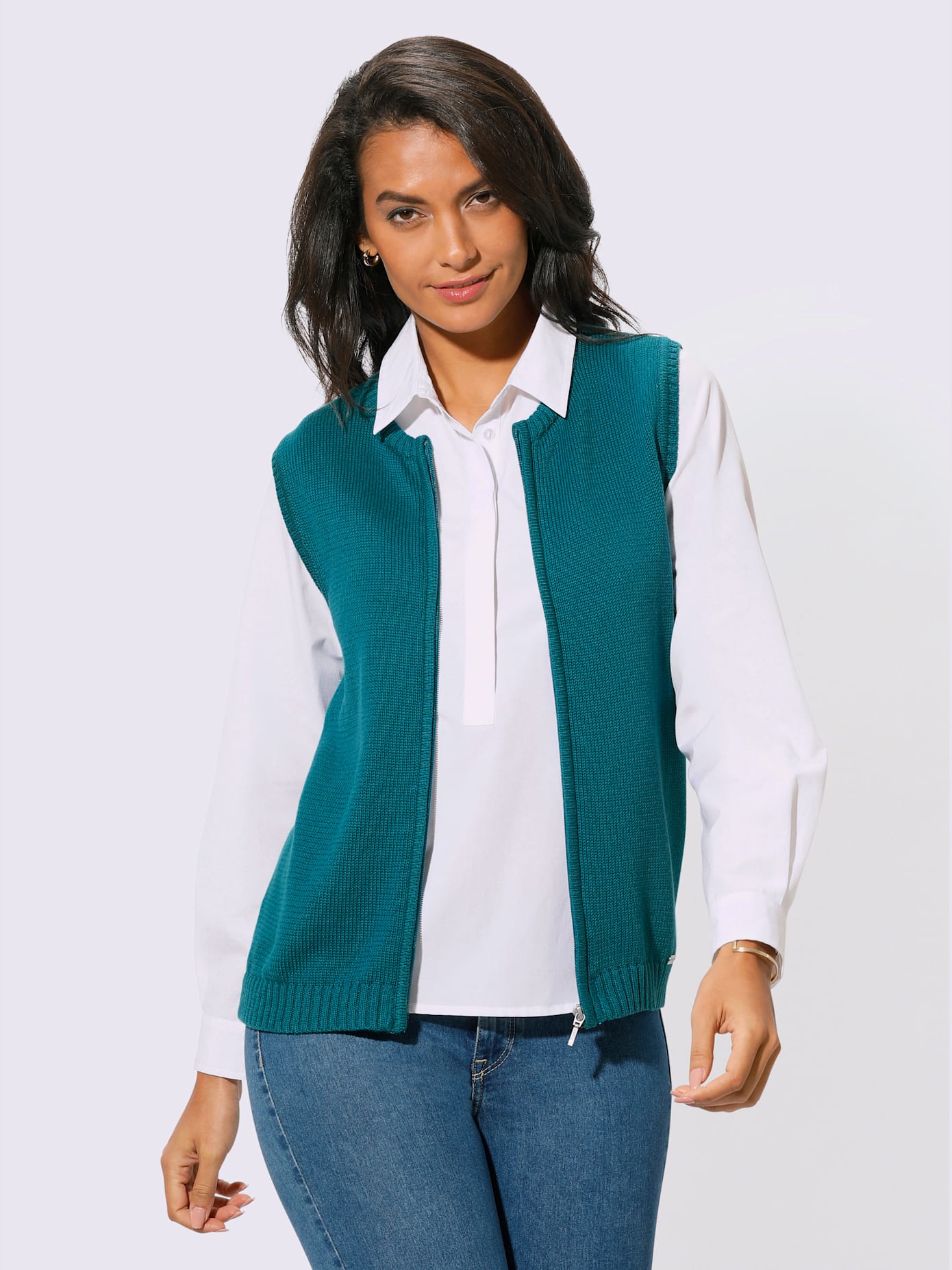 Gilet en tricot 50% coton