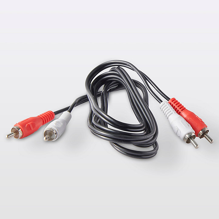 Cordon audio Jack 3.5 Mâle 2RCA Mâle noir Blyss, 1 m