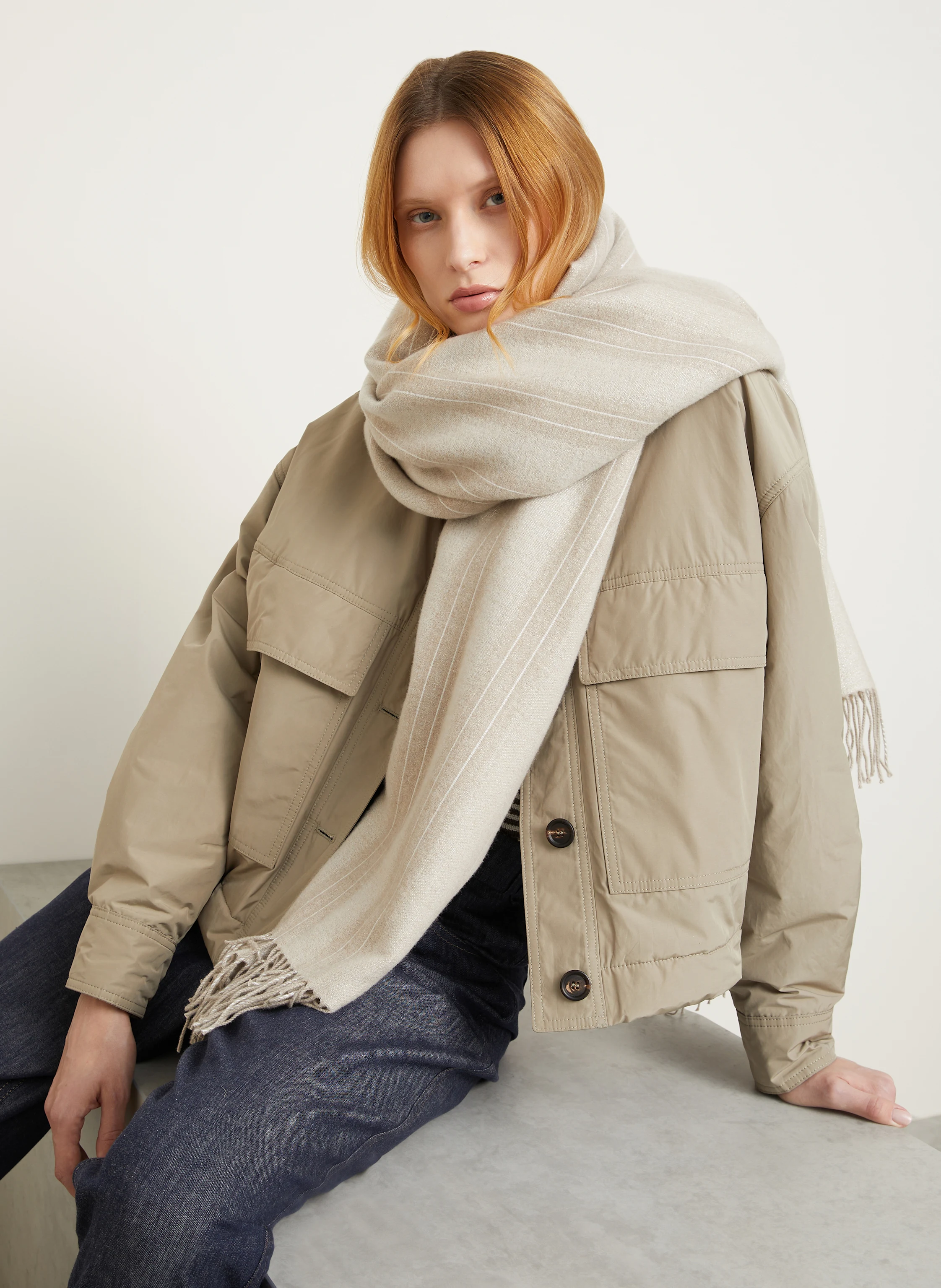 BRUNELLO CUCINELLI Kastenjacke