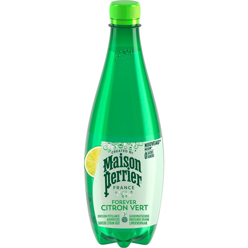 Eau gazeuse Maison Perrier Forever citron vert 50 cl - 24 bouteilles