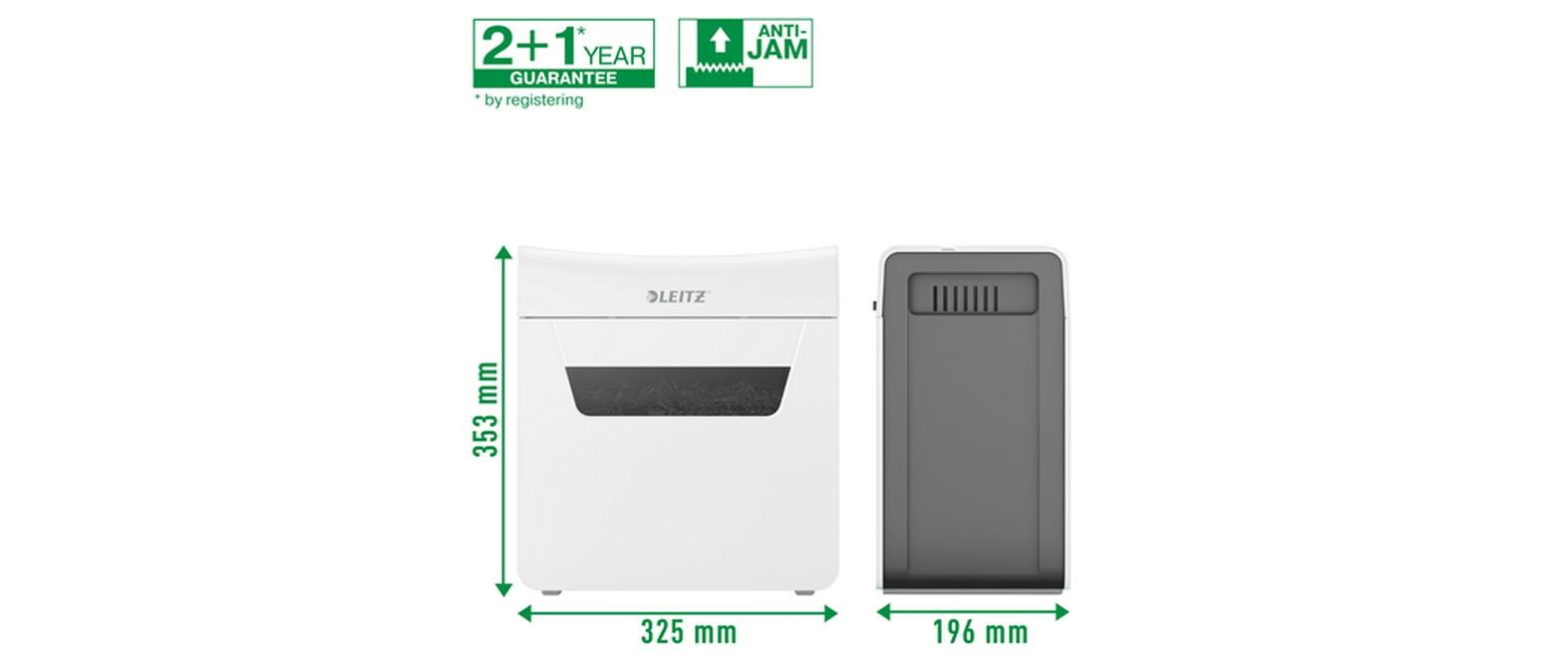 Aktenvernichter IQ Protect Premium 3M , P-5, 3 Blatt<br>Manueller Dokumentenvernichter mit Mikroschnitt für die sichere Vernichtung streng vertraulicher Unterlagen