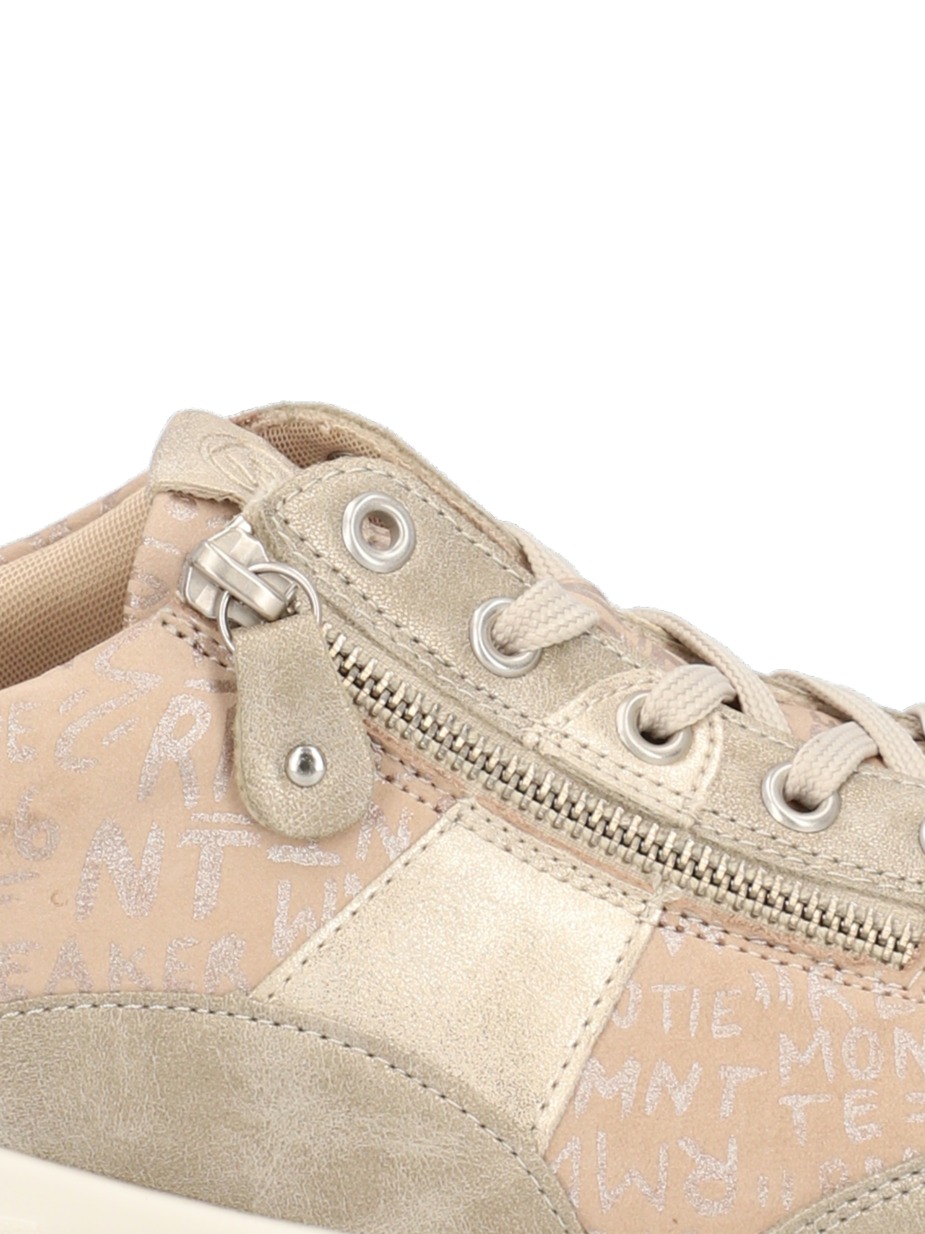 Lederkombination Sneaker