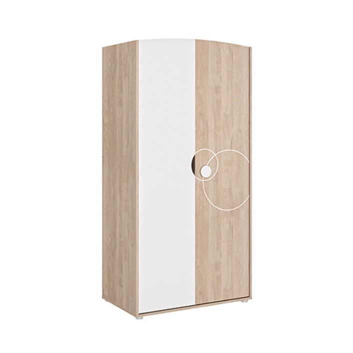 OSCAR CHENE BLOND ARMOIRE 2 PORTES