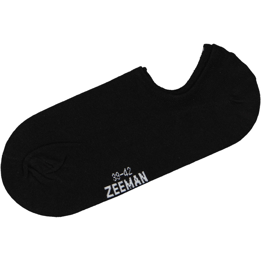 Dames footies  3-Pack Zwart kopen? Goed en goedkoop