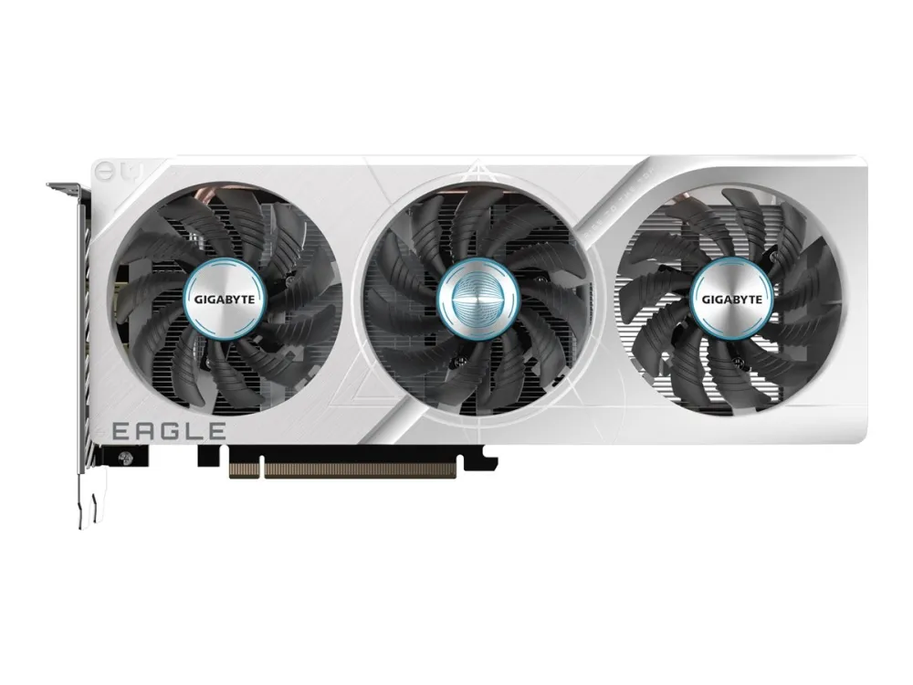 Gigabyte GeForce RTX 4060 EAGLE OC ICE 8G - Grafikkort - GeForce RTX 4060 - 8 GB GDDR6 - PCIe 4.0 - 2 x DisplayPort, 2 x HDMI