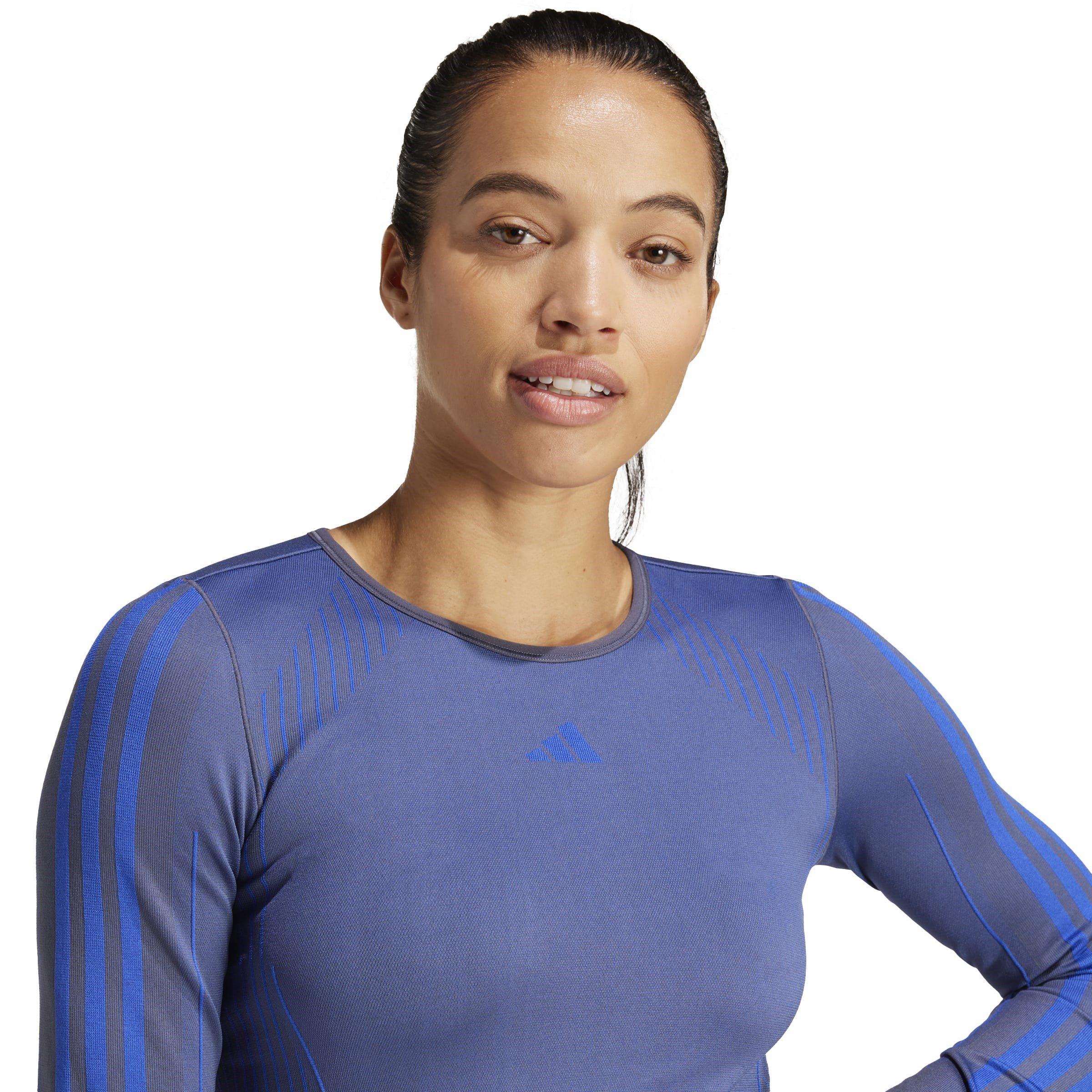 adidas Knit Long Sleeve Gym Top Womens