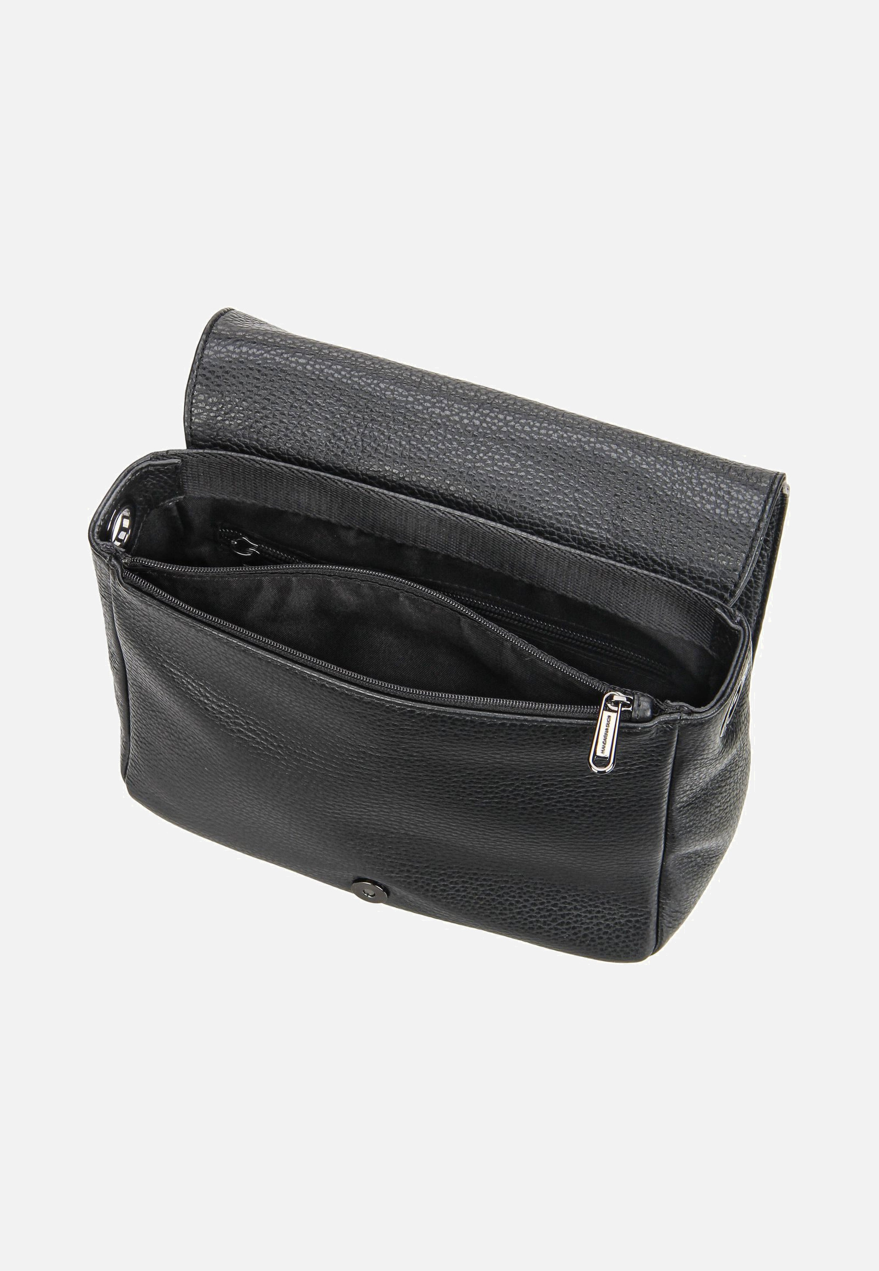 Mellow Leather Hunting Bag FZT69 Nero - Crossbody Bag